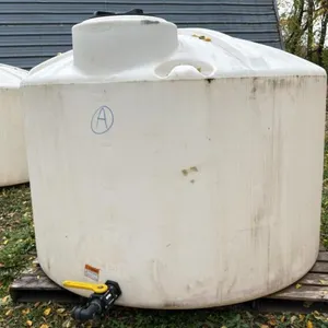 Approx 1250 IMP gallon poly tank (white) Tank A