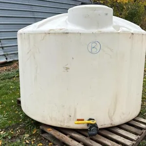 Approx 1250 IMP gallon poly tank (white) Tank B