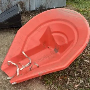Agri-Hopper poly auger hopper (Orange)