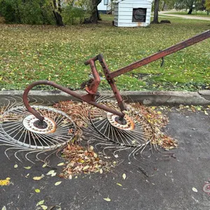 2-wheel rake