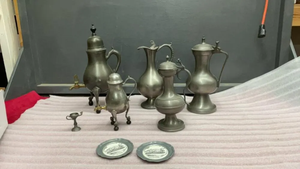 VINTAGE PEWTER ITEMS