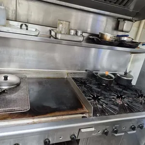 Quest 6-Burner Gas Range w/ Flat Griddle (Contents Not Included)
 UNRESERVED