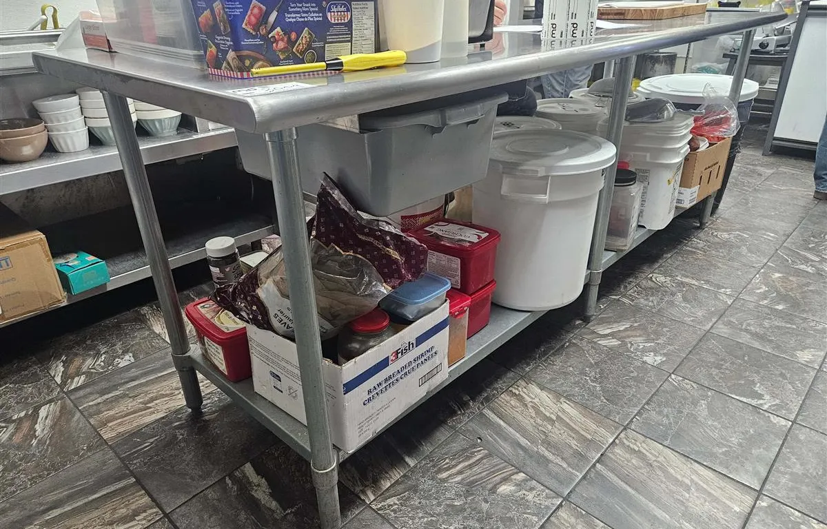 Stainless Steel Prep Table w/ Undershelf
UNRESERVED