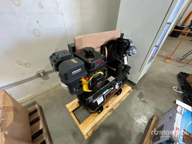 PowerTrain 24 cfm Skid-Mounted 30 gal 14 hp Truck Mount Air Compressor