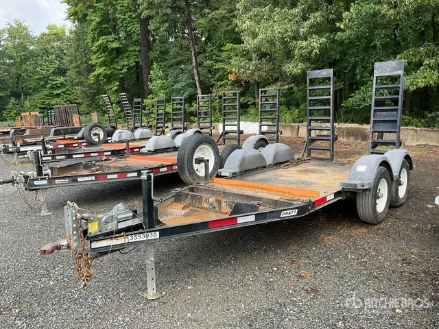 2019 Pratt CP0510 10 ft T/A Equipment Trailer