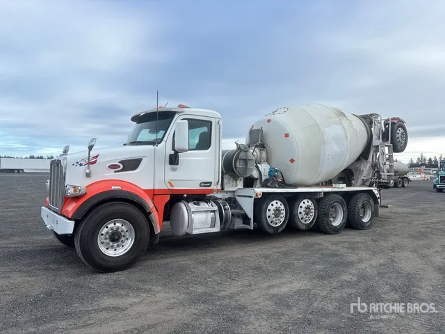 2017 Peterbilt 567 12x4 Mixer Truck