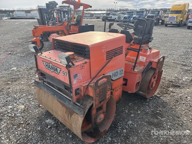 1997 Hamm HD12 Double Drum Roller