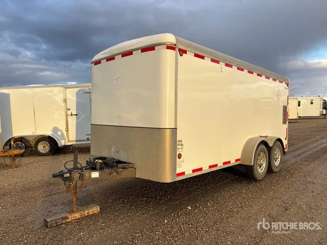 2010 CJay CJ716 16 ft T/A Enclosed Trailer