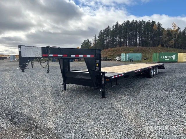 Homemade 38 ft Tri/A Gooseneck Equipment Trailer
