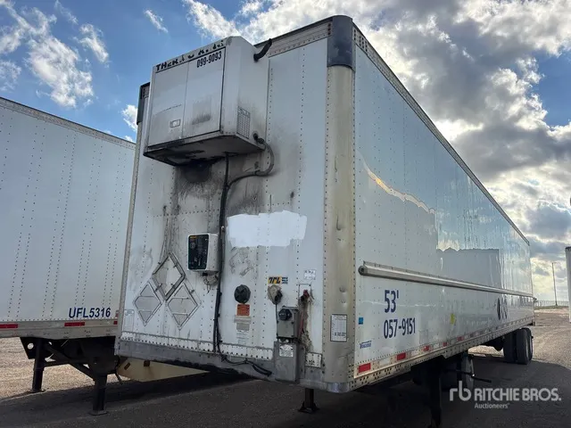 2014 Vanguard 53 ft x 102 in T/A Van Trailer