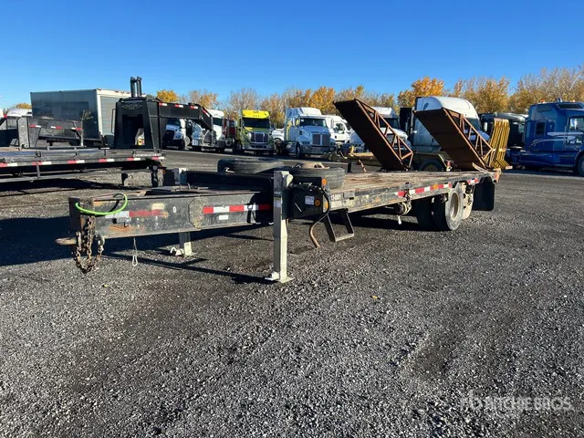 2010 Anderson TA823 18 ft T/A Equipment Trailer (Inoperable)