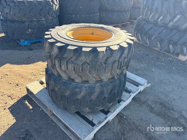 Quantity of (2) Carlisle 14x17.5 Foam Filled Tires - Fits Cat