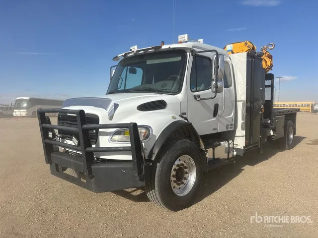 2005 Effer 170 5S Knuckle Boom on 2006 Freightliner M2 106 4x2 Boom Truck