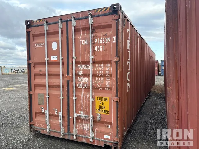 40 ft High Cube Storage Container