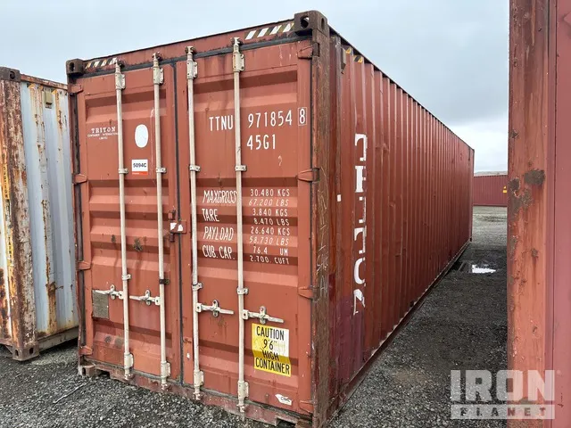 1999 40 ft High Cube Storage Container