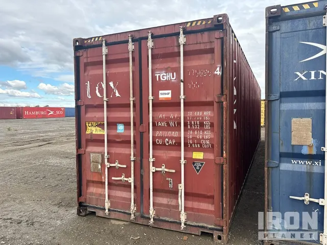 2001 40 ft High Cube Storage Container