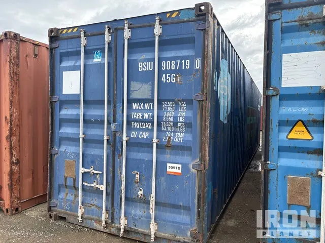 2005 40 ft High Cube Storage Container