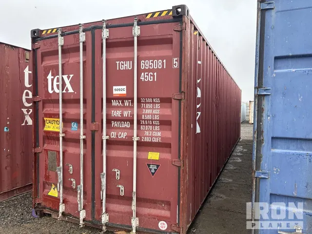 40 ft High Cube Storage Container