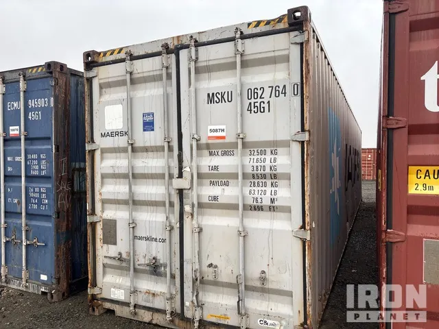 2007 40 ft High Cube Storage Container