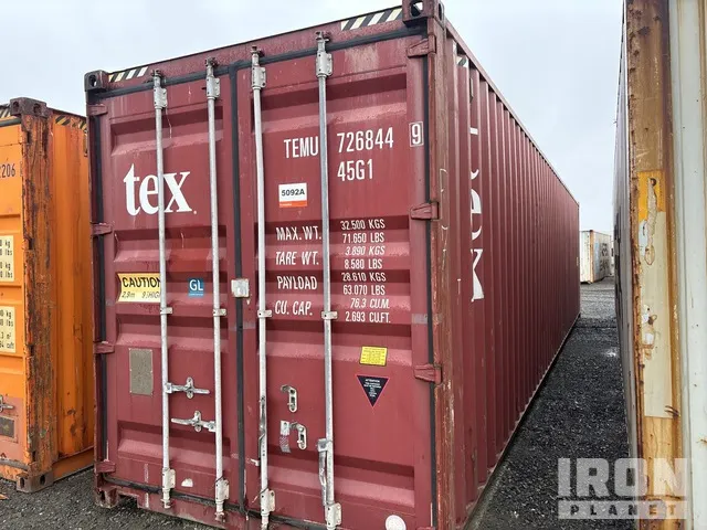 2014 40 ft High Cube Storage Container