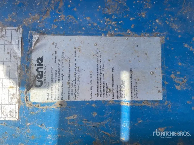2006 Genie GS2646 Scissor Lift