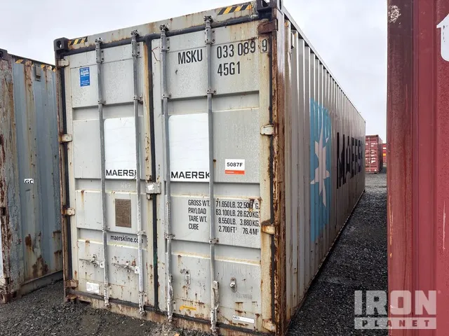 2007 40 ft High Cube Storage Container
