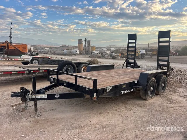 2020 CB 14 ft T/A Equipment Trailer