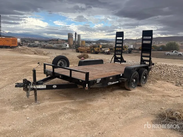 2020 CB 14 ft T/A Equipment Trailer