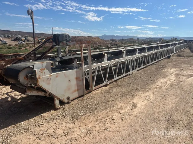 24 in x 105 ft Stationary Radial Stacking Conveyor Belt