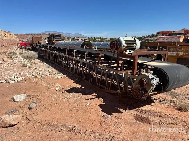 36 in x 84 ft Stationary Radial Stacking Conveyor