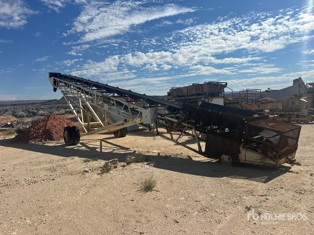 30 in x 54 ft Portable Transfer Conveyor Belt