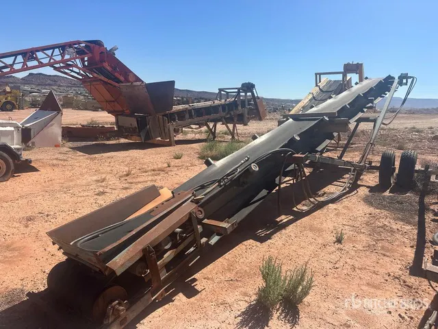 24 in x 39 ft Portable Radial Stacking Conveyor