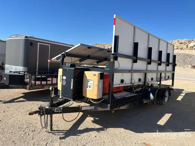 2012 DC Solar MSG SCT 20 15.3 kW Mobile Generator Set