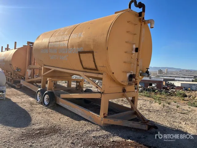 T/A Portable Drawbar 8000 gal Cable Water Tower