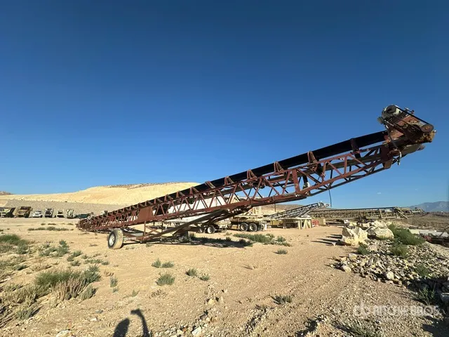 36 in x 100 ft Portable Radial Stacking Conveyor