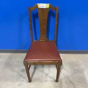 Oak Chair W/ Ornate Legs