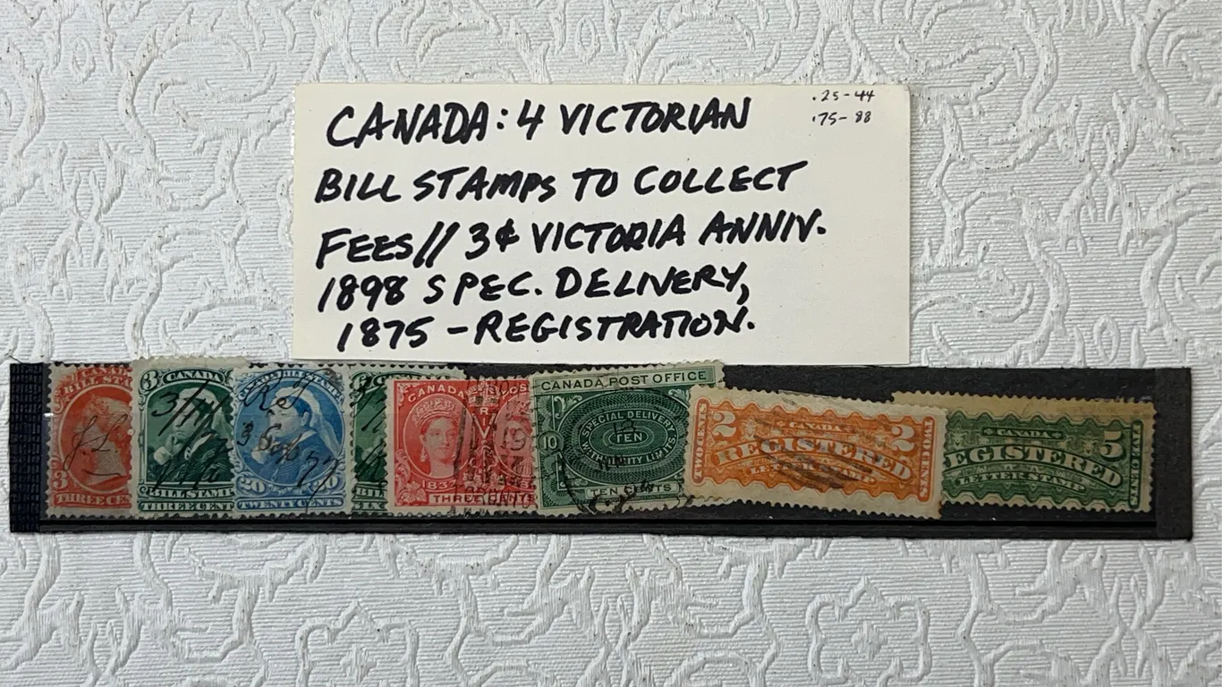 8- 1870-1897 Victoria Stamps