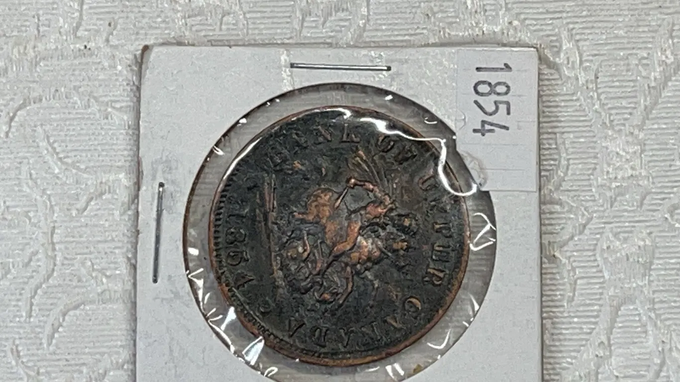 1854 Upper Canada Coin
