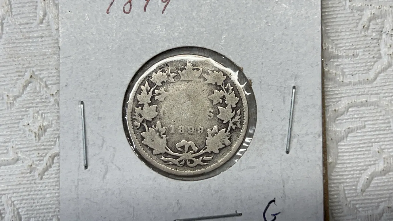 1899 Canada 25¢ Coin