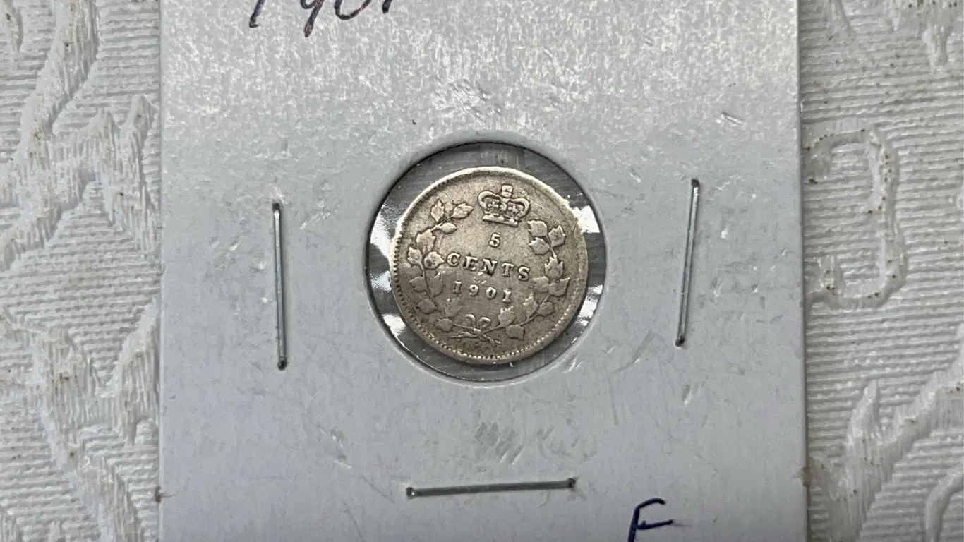 1901 Canada 5¢ Coin