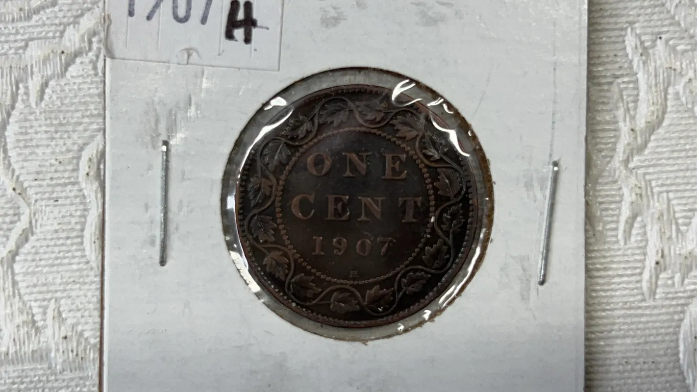 1907 Canada 1¢ Coin