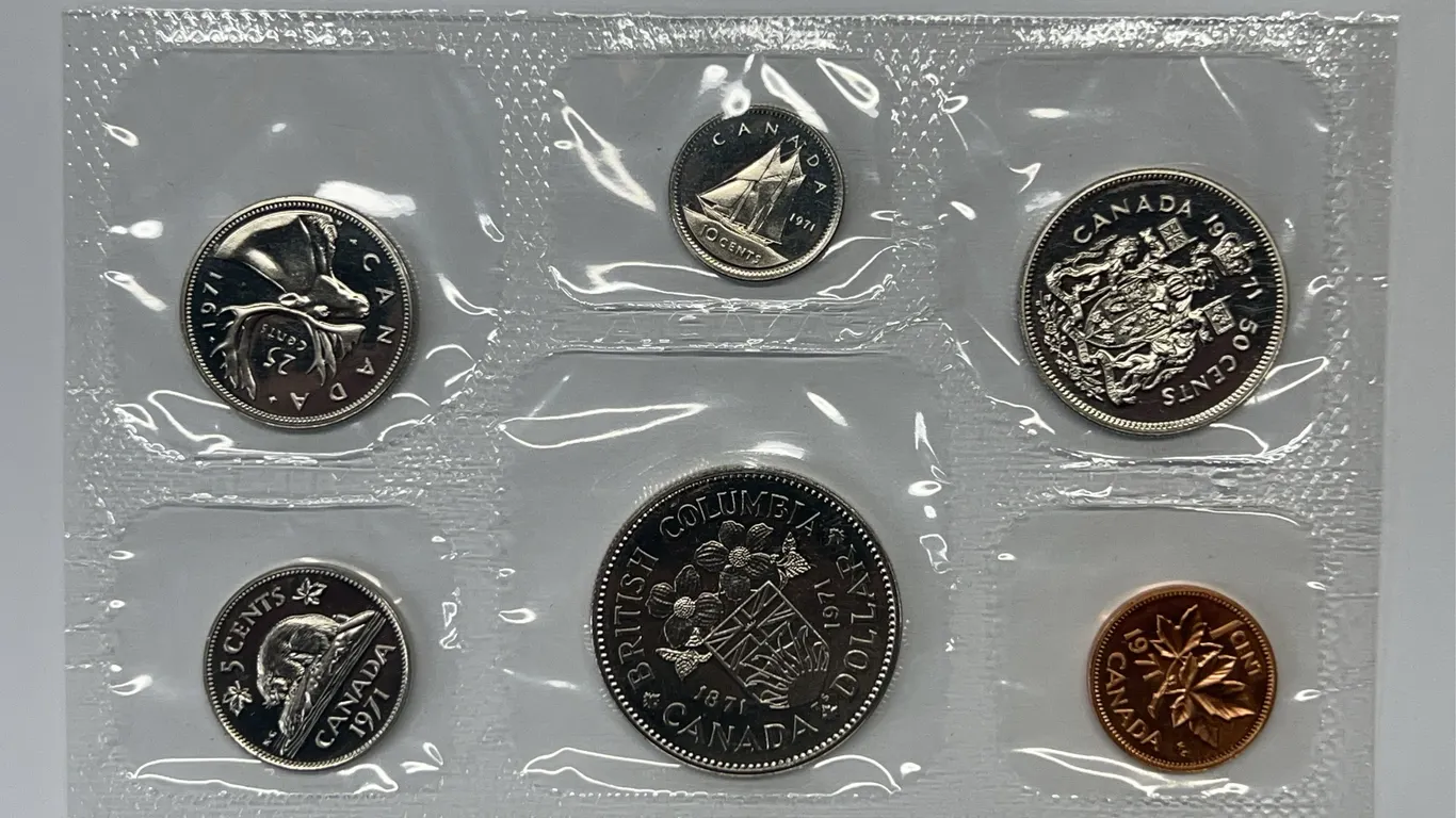 1971 Canada Mint Coin Set