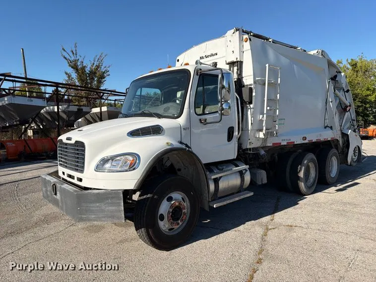 2017 Freightliner Business Class M2 refuse truck