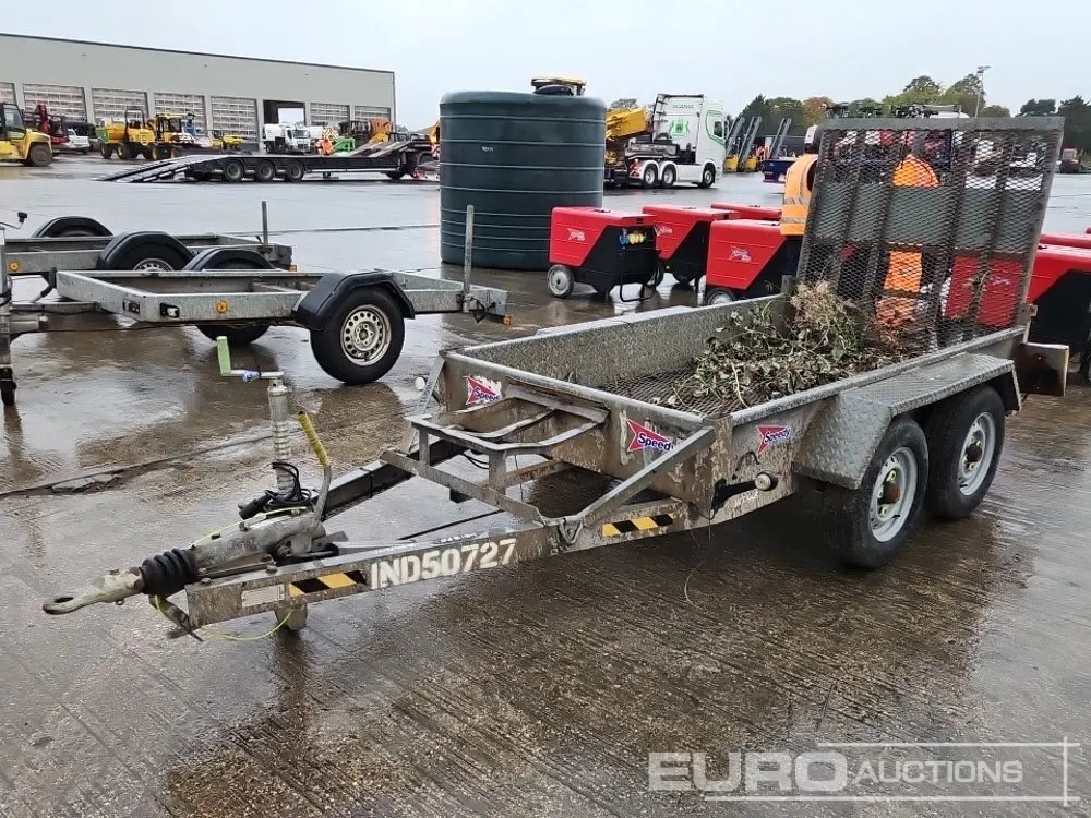 Indespension 2.6 Ton Twin Axle Plant Trailer, Ramp