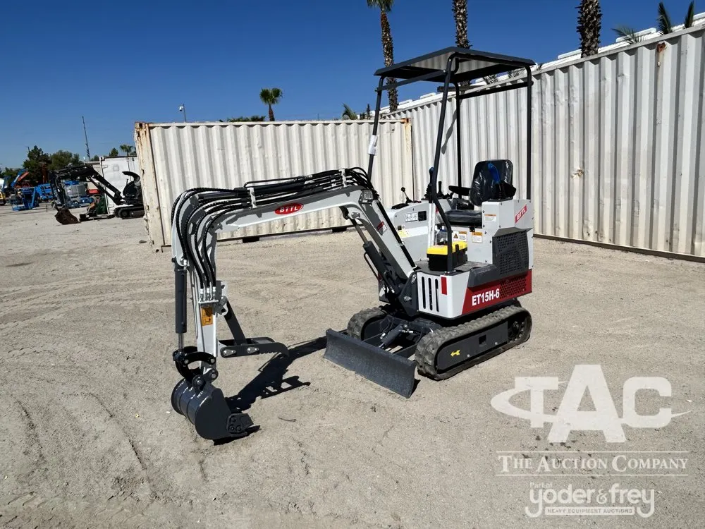 2025 Battler ET15H-6 Mini Hydraulic Excavator, gp bucket, thumb, aux hydraulics, backfill blade, canopy.