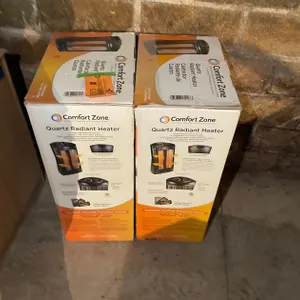 (2) Comfort Zone Quartz Radiant Heaters
