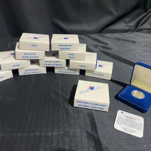 12/13 1992 Canada 125th Sterling Silver Proof Quarters Set 125th Confederation Anniversary
