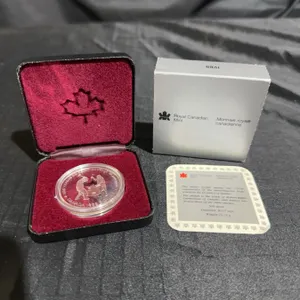 1988 Canada Silver Dollar 250th Saint-Maurice Ironworks Proof, Box & COA