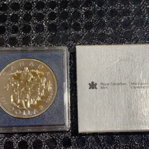 1994 Royal Canadian Mint $1 Dollar Coin, .500 Silver, 23.4g, Commemorative Issue in Case