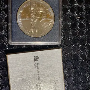 1986 Canada Vancouver Dollar Proof Coin, 500 Silver, 23.4g, Royal Canadian Mint Case